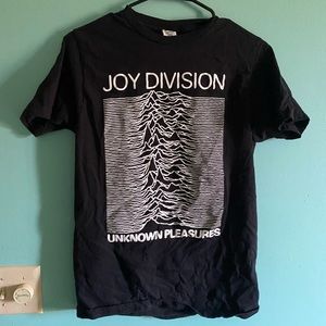 JOY DIVISION UNKNOWN PLEASURES BLACK BAND SHIRT